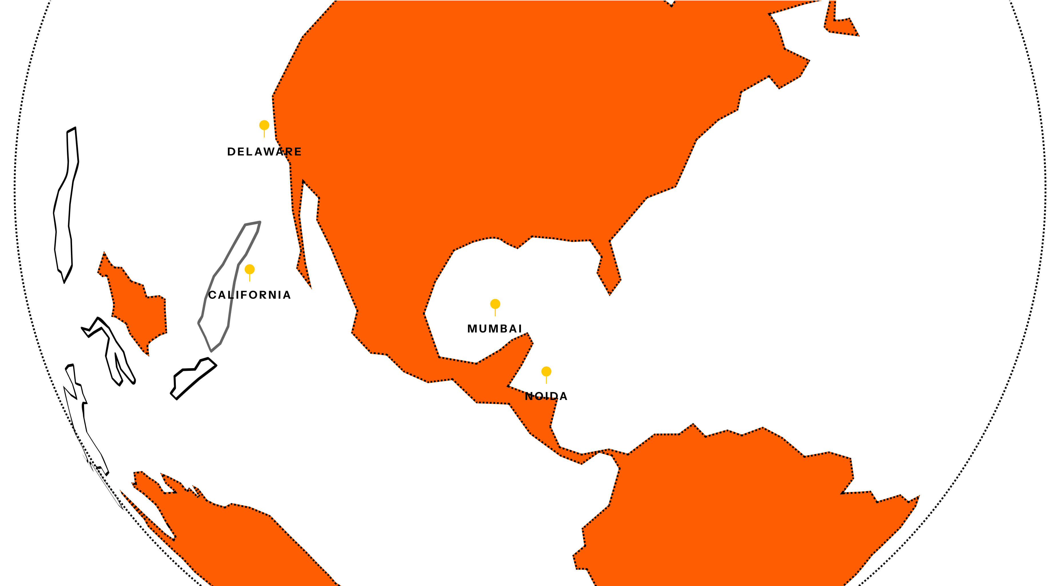 AppStorys global offices and worldwide presence map