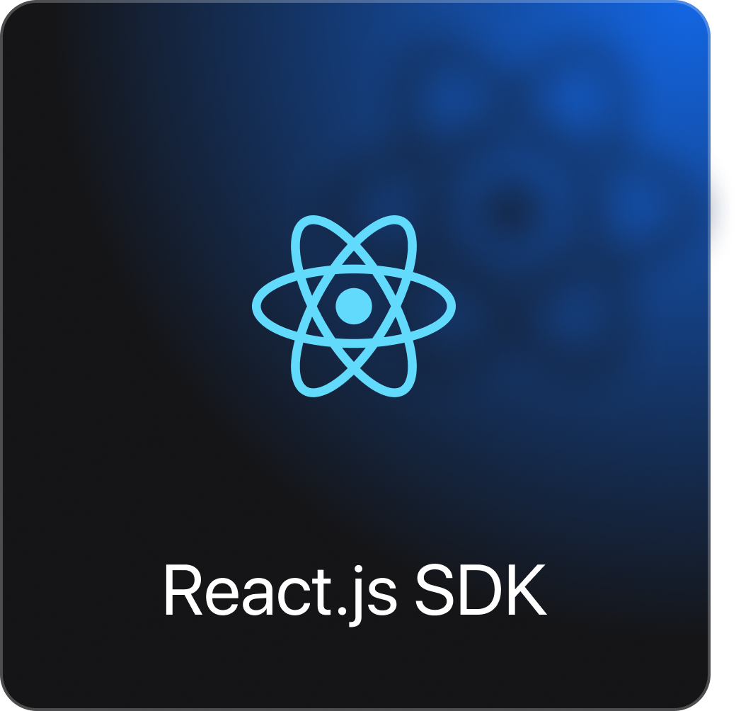 React.js SDK SDK